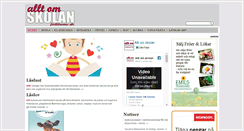 Desktop Screenshot of alltomskolan.se